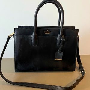 Kate Spade black medium satchel bag